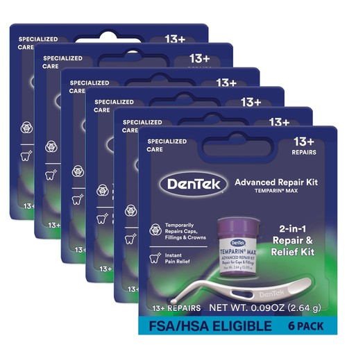 Pack temporary tooth - temporary, repair
